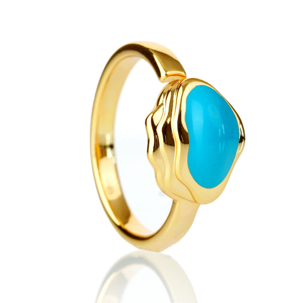 Ocean Breeze Sky Blue Ring